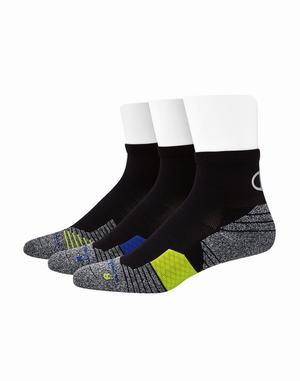 Men's Champion 3-Pairs Socks White | PDIYV4712