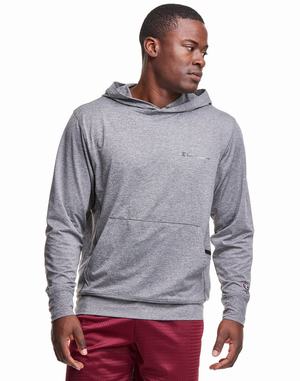Men's Champion City Sport Reflective Script Logo Hoodie Black | LUSQW7124