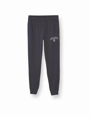 Men's Champion Classic Fleece Piecing 31" Jogger Navy / Grey / White | IENVD6078