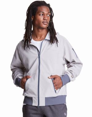 Men's Champion Defender Series Full Zip Jackets Grey | XIEKH1436