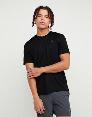 Men's Champion Double Dry T Shirts Navy | RQMHF5086