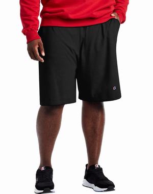 Men's Champion Everyday Cotton C Logo 10" Shorts Navy | TQFNU9062