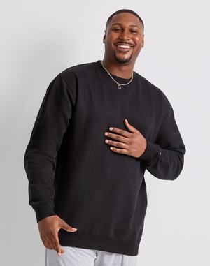 Men's Champion Fleece C Logo Tops Navy | OLHQY9750