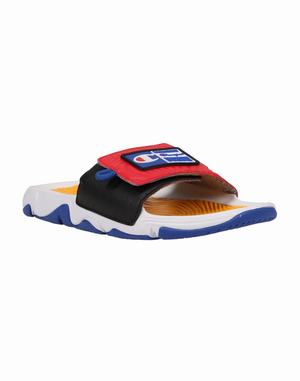 Men's Champion Hyper C Wave C Slides Deep Red / Gold | EZJCN7435