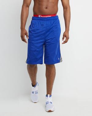 Men's Champion Mesh 10 Shorts Navy | HKIDN3759