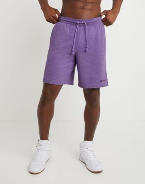 Men's Champion Middleweight Overdye Waves Script Logo 9" Shorts Orange | FOCTA6974