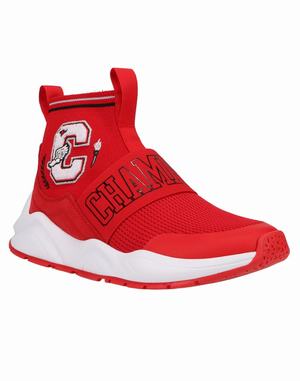 Men's Champion RALLY PRO COLLEGIATE Sneakers Deep Red / White / Black | PMBTW0283