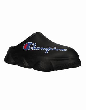Men's Champion Super Meloso Classic Slides Black | WYJVI5801