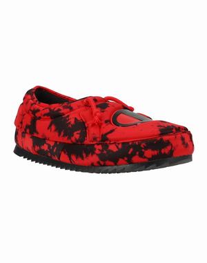 Men's Champion University Galaxy Slippers Deep Red | CFWBT0194