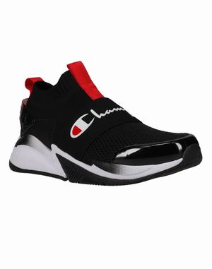 Men's Champion XG Tech Pro Red Sneakers Black / Red | ZGXCL4285