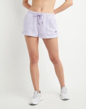 Women's Champion Campus French Terry 2.5" Shorts Red | BDYJN7581