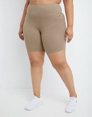 Women's Champion Everyday Bike 8" Shorts Purple | GQOLN3702