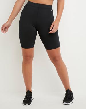 Women's Champion High-Waist Bike 8" Shorts Black | ZIHPV1492