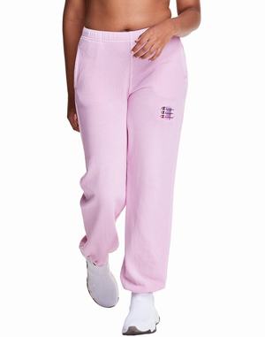 Women's Champion Lightweight Fleece30" Pants Pink | PSBFG2935