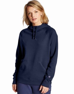 Women's Champion Powerblend Hoodie Grey | EFJPH9801