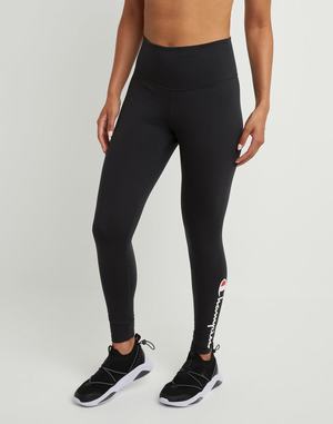 Women's Champion Soft Touch High-Rise 27" Leggings Black | EJKHD0267