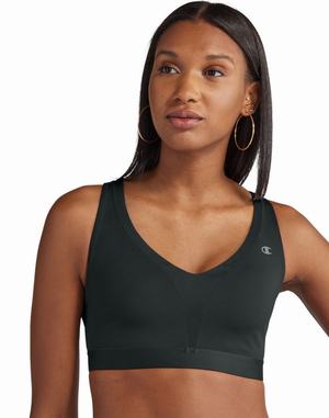 Women's Champion The Absolute Shape V-Neck Sports Bras Turquoise / Green / White | PSZTW7198
