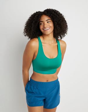 Women's Champion The Absolute Strappy Sports Bras Blue / Deep Blue | CPZNH8397